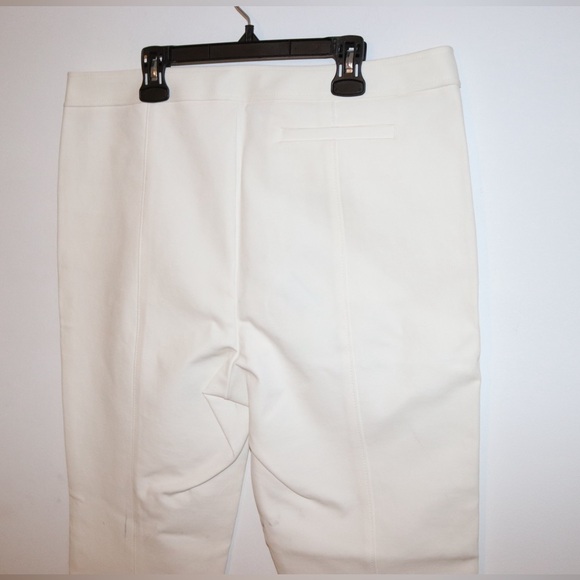 Tory Burch | Cream Straight Leg Dress Pants Size 12 - Picture 7 of 15